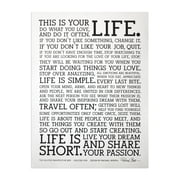 Holstee - The Original Manifesto Poster (White)